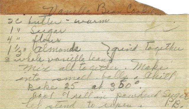 Vanilla Bean Cookies