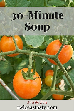 At its most basic, soup is four components. But it’s likely you’ve never seen a recipe that puts it this way—until now. Learn to make Fresh Improv Soup and 30-Minute Cherry Tomato Soup.