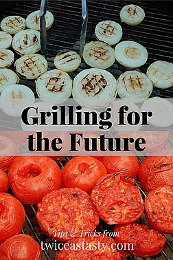 Grilling takes extra initial effort but saves time on canning day or when throwing dinner together; in other words, it saves time when it matters most. Read more about grilling vegetables and fruits.