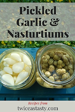 Some pickles are best in both small batches and small doses. Store these quick and easy condiments in your fridge and use as needed. Learn to make Pickled Garlic and Pickled Nasturtium Seeds.