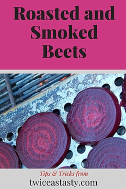 One of my favorite kitchen tools sits outside and doubles as grill and low-tech smoker. Get smoked beet recipes at TwiceasTasty.com.