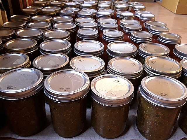 Call it impressive or call it procrastination: We sealed up 85 jars of goodness on Sunday. Learn more at TwiceasTasty.com.