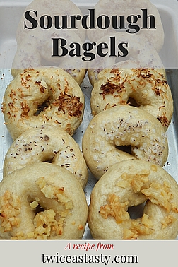 Many commercial operations make soft, fluffy bagels. You can do far better at home. Get sourdough recipes at TwiceasTasty.com.