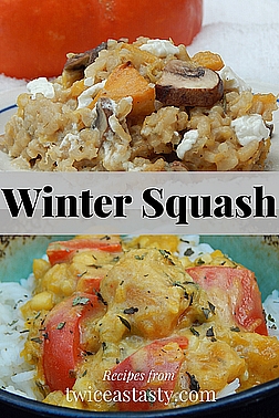 Squash and pumpkins keep far longer than you think and can be eaten from sunup to sundown. Get winter squash recipes at TwiceasTasty.com.