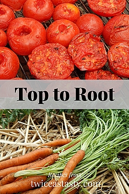 In a workshop at Free the Seeds, I shared ways to eat from top to root. Learn more at TwiceasTasty.com.