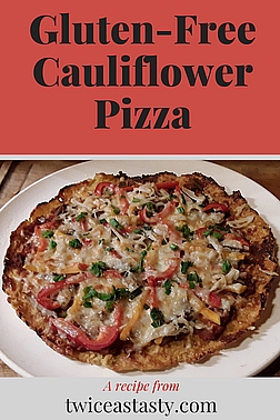 What happens when you combine an unfamiliar ingredient, Web access, and creativity? Gluten-Free Cauliflower-Crust Pizza and other adapted dinners. Learn more at TwiceasTasty.com.