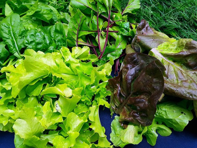 Hearty spring greens are delicious raw but can stand some heat. Learn more at TwiceasTasty.com.