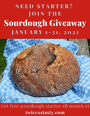 Get free sourdough starter—or wake up your dormant one. Learn more at TwiceasTasty.com.