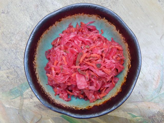 Thanks to Clean Plates, I’m sharing even more about my new favorite cabbage pickle. Learn about curtido at TwiceasTasty.com.