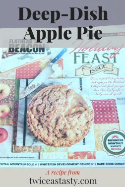 I’m excited to be featured on the cover of the holiday feast issue from the Flathead Beacon. Get pie recipes at TwiceasTasty.com.