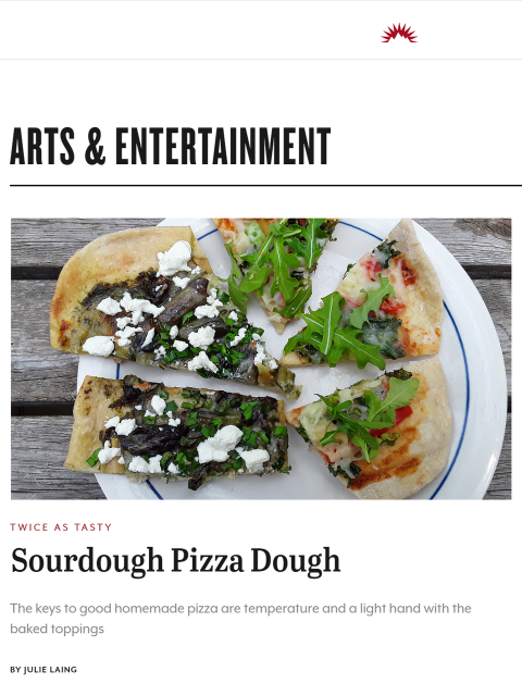 Everyone should have a ball of sourdough pizza dough in their refrigerator. Learn more at TwiceasTasty.com.