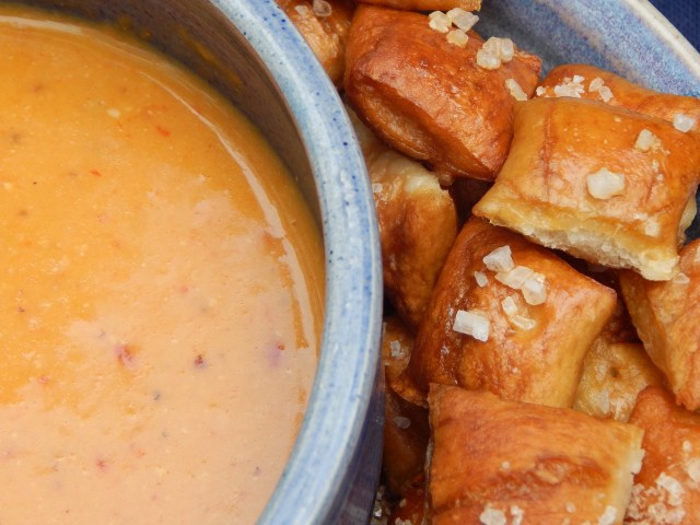 Beer–cheese dip is easy yet decadent, even with homemade ingredients. Learn more at TwiceasTasty.com.