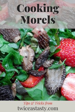 Mushrooms have so much water that they’re ideal for the grill or a dry sauté. Get morel recipes at TwiceasTasty.com.