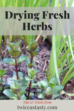 Drying fresh herbs yourself is easy, saves money, and gives the best flavor. Learn more at TwiceasTasty.com.