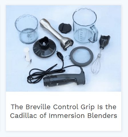 Since 2014, my Breville immersion blender has played many roles in my kitchen. Learn more at TwiceasTasty.com.