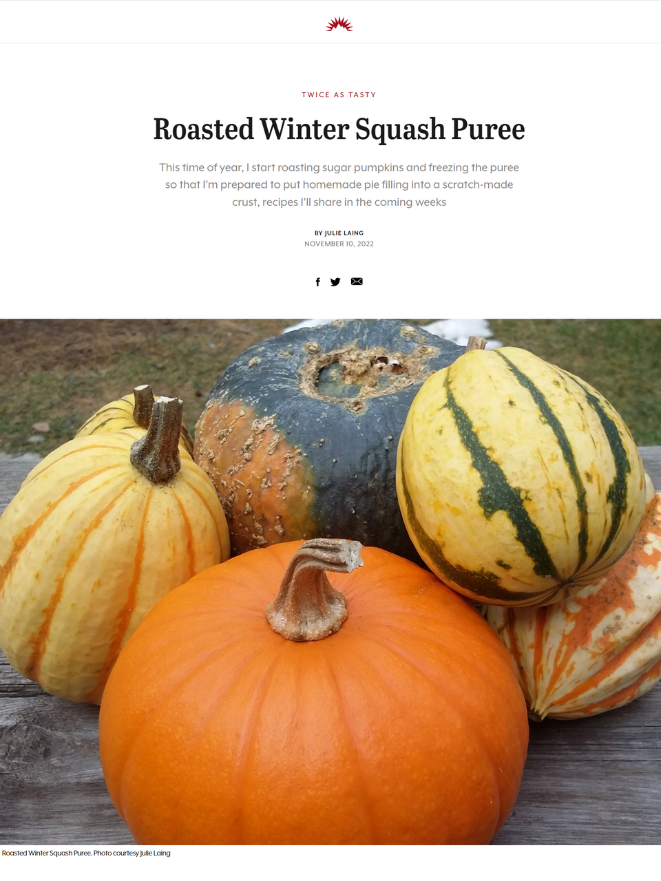 This month, I’m breaking down my favorite pumpkin pie recipe by its homemade components. Learn more at TwiceasTasty.com.
