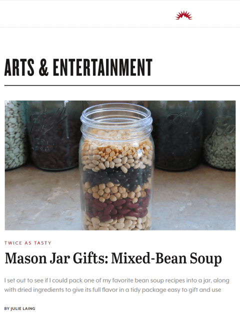 When adapted to be gifted in a jar, one of my favorite soups packs in all of the flavor of the fresh recipe. Learn more at TwiceasTasty.com.