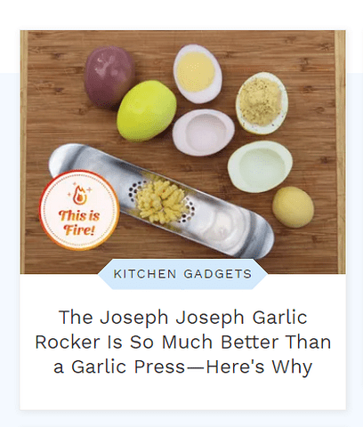 When I kept the Joseph Joseph Garlic Rocker, I was determined to justify its position in my tiny kitchen. And I’ve done just that. Learn more at TwiceasTasty.com.
