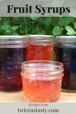 Take just one bag of fruit from the freezer and turn it into a jar of syrup for the fridge. Get fruit syrup recipes at TwiceasTasty.com.