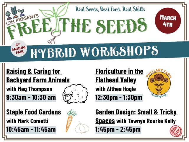 I’m excited to be teaching a free workshop, Making Friends with Ferments, on March 4 at the 8th annual Free the Seeds. Learn more at TwiceasTasty.com.