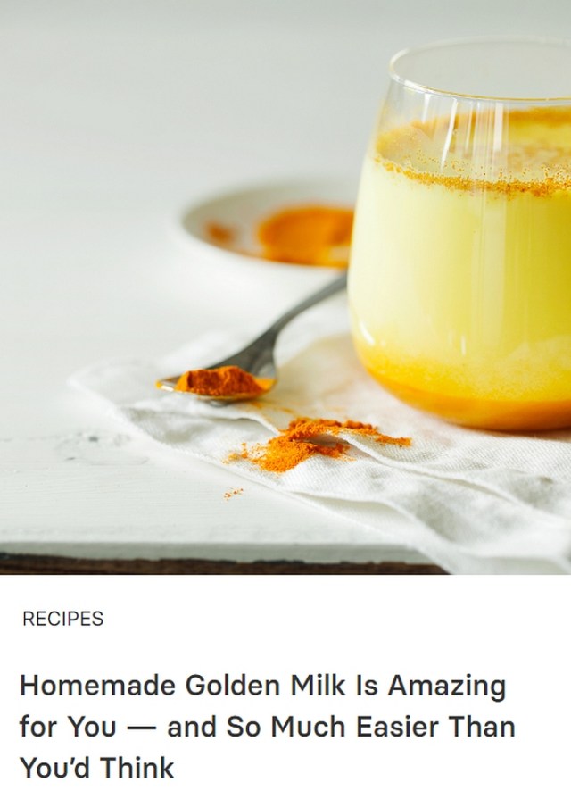 Clean Plates: Golden Milk
