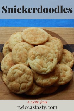 The only change I’ve made to grandma’s snickerdoodles replaces shortening with butter and coconut oil—that and a sourdough variation. Get cookie recipes at TwiceasTasty.com.