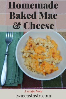 My mom’s kid-friendly mac and cheese and my more flavorful version are just the beginning for cheesy pasta ideas. Get mac and cheese recipes at TwiceasTasty.com.