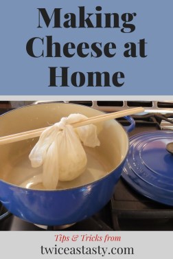 For the Old Farmer’s Almanac website, I created a basic cheese making guide and a recipe with step-by-step photos for Farmer’s Cheese. Get homemade cheese recipes at TwiceasTasty.com.