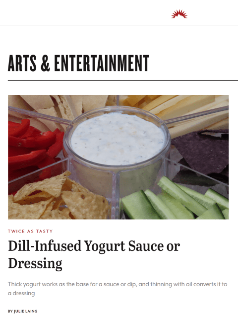 Dill’s strong flavor goes a long way, and with a self-seeded crop, I can harvest plenty of fronds without running short on dill heads. Learn more at TwiceasTasty.com.