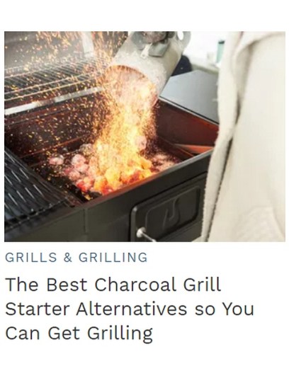 My new favorite grill-starting solution pairs a fire starter with the charcoal chimney. Learn more at TwiceasTasty.com.