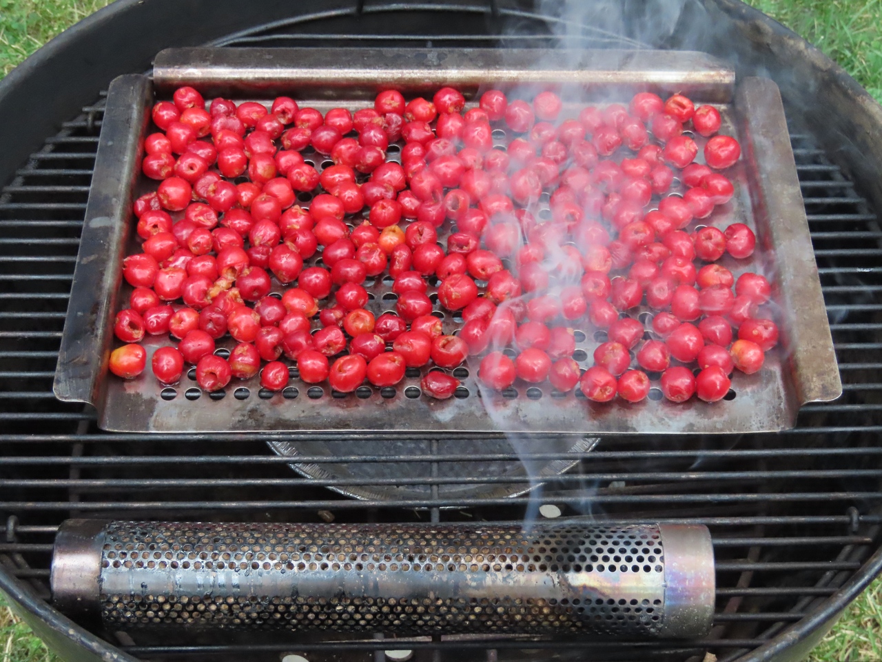  Smoked Cherries. Learn more at TwiceasTasty.com.