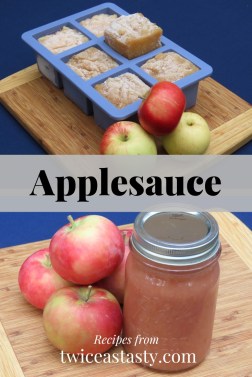 This version of homemade applesauce requires no special tools and can be made from just a few pounds of apples. Learn more at TwiceasTasty.com.