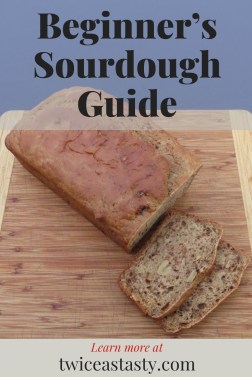 My beginner’s sourdough guide for the Old Farmer’s Almanac website includes how to make sourdough starter and historical recipes. Learn more at TwiceasTasty.com.