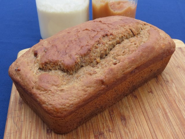 Easier to make than fully from-scratch pumpkin pie and easy to store and transport, two-loaf quick bread recipes let you enjoy one loaf and gift the other. Learn more at TwiceasTasty.com.