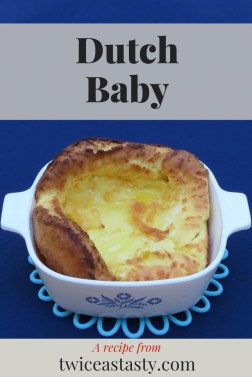 As a Christmas morning breakfast, this baked, puffed pancake comes together quickly, can feed a crowd, and looks like a special treat. Get breakfast recipes at TwiceasTasty.com.