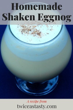 Homemade eggnog has a soft, rich flavor that bears little resemblance to the drink that comes in a carton—and can be enjoyed all winter. Get cocktail recipes at TwiceasTasty.com.