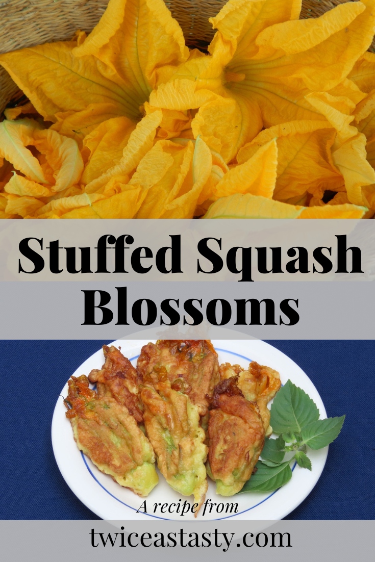 Handle squash blossoms with care as you harvest them, and you can fill their cavity and fry them. Get recipes for stuffed food at TwiceasTasty.com.