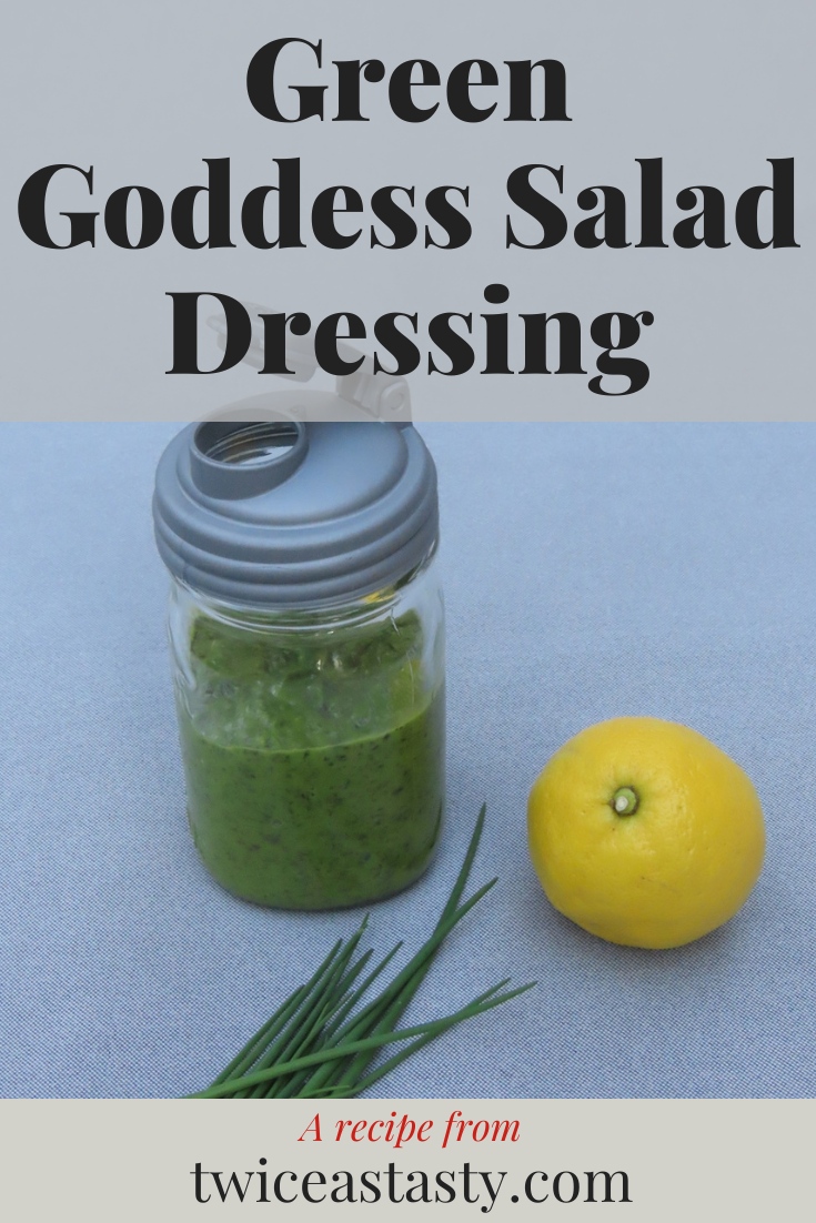 This creamy avocado-based dressing appeals to many dietary needs: vegan, gluten free, keto friendly, and more. Get salad dressing recipes at TwiceasTasty.com.