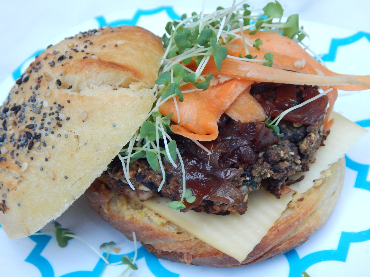 Black Bean Veggie Burgers. Get the recipe at TwiceasTasty.com.