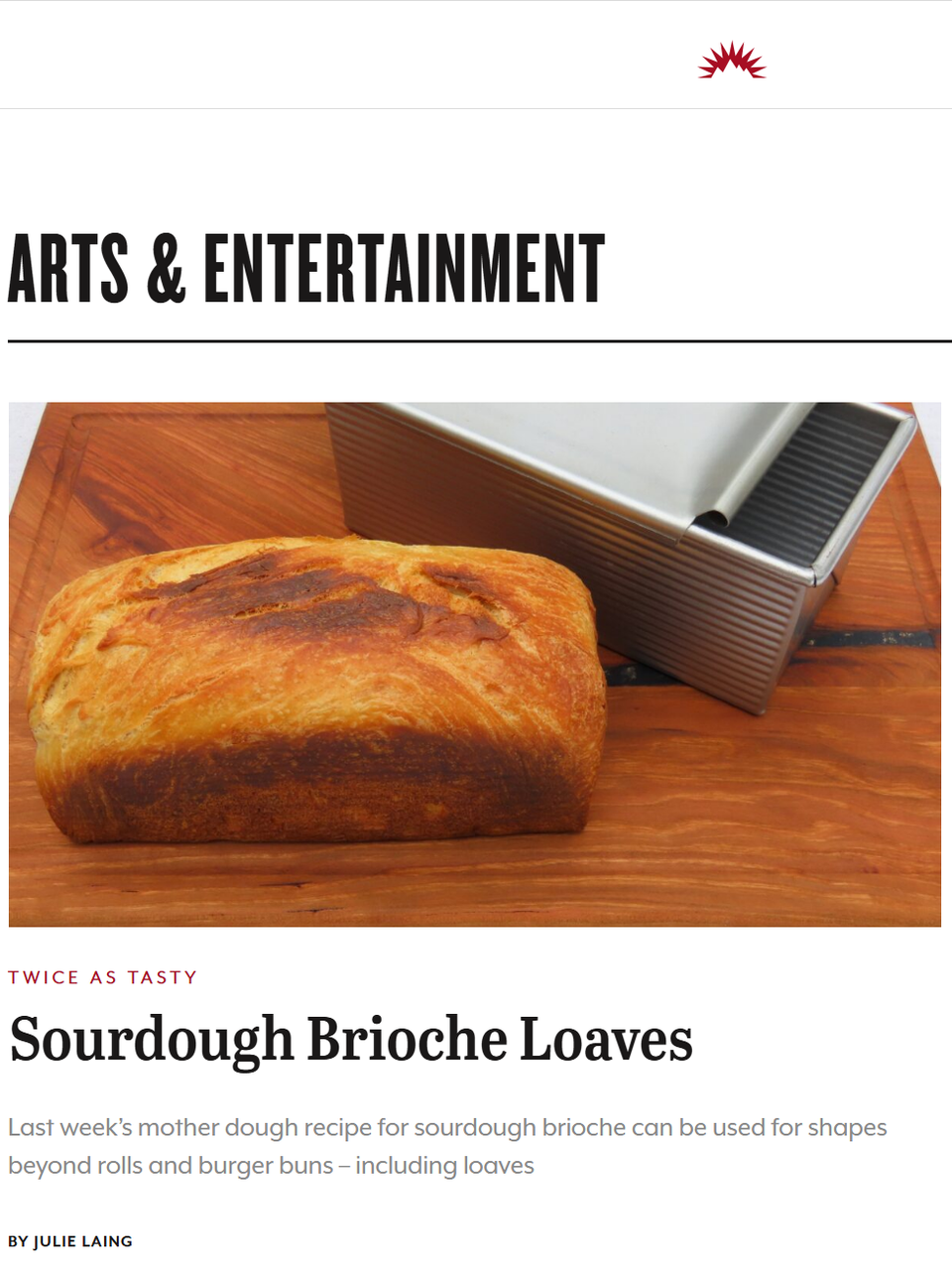 A buttery dough like brioche makes less of a mess when baked in loaf pans—and works particularly well in a covered Pullman pan. Learn more at TwiceasTasty.com.