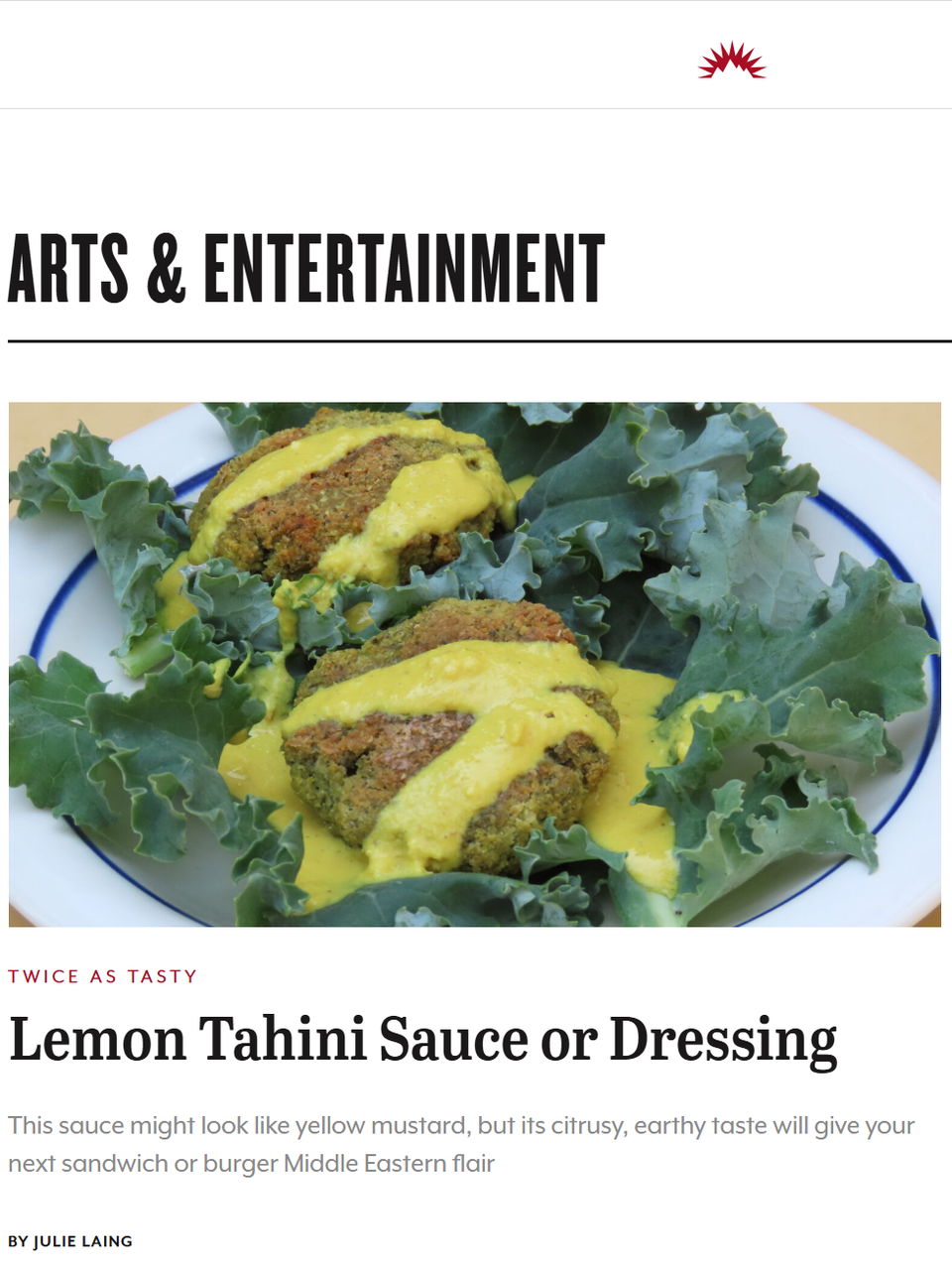 Brightening tahini with lemon makes it surprisingly versatile. Use it as a drizzle-worthy sauce, a pourable salad dressing, or a yogurt or herb-laden dip. Learn more at TwiceasTasty.com.