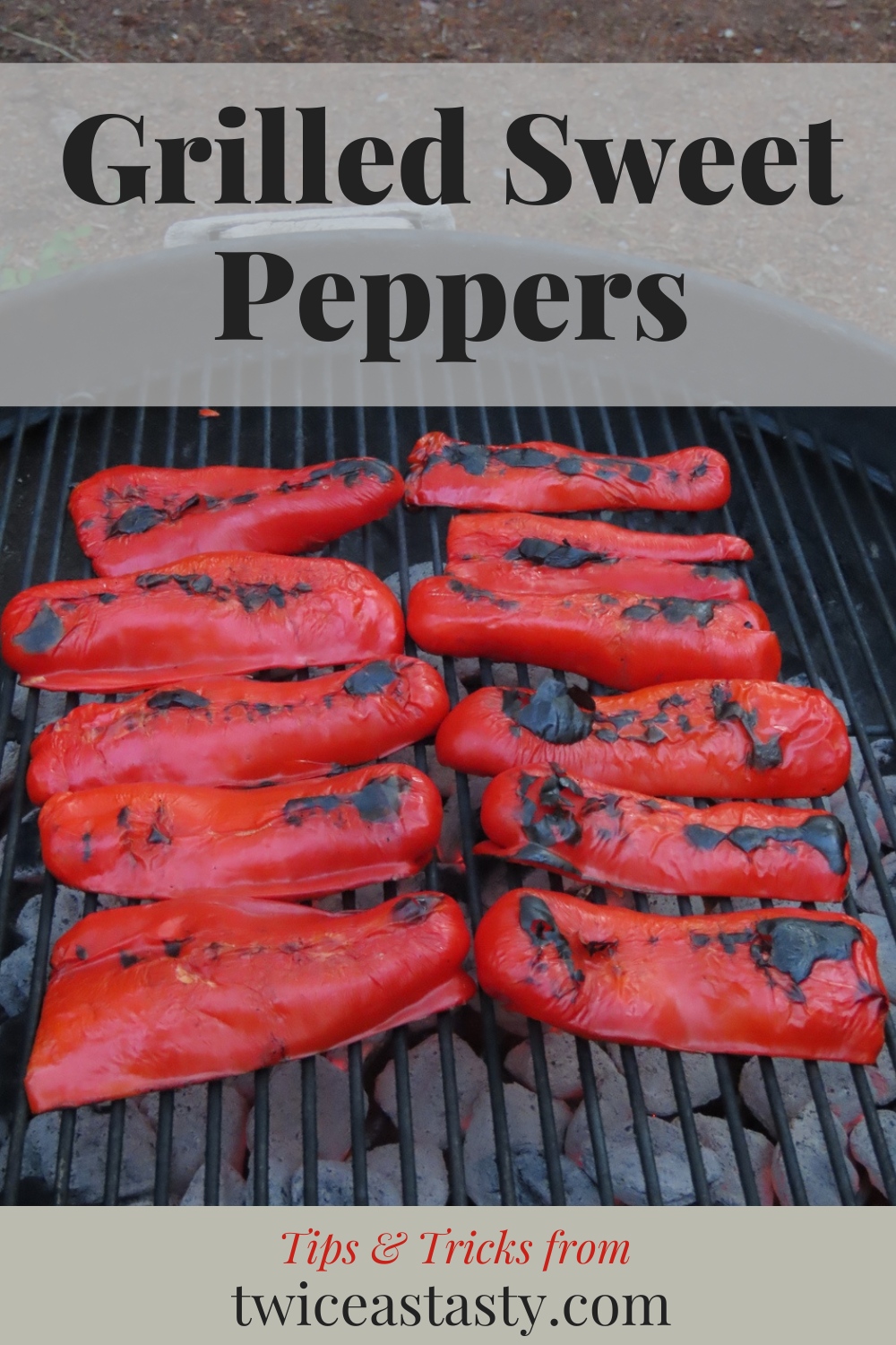 I have a soft spot for roasting peppers on the grill because of the speed and ease—and especially when I’m roasting several pounds at a time. Get grilling recipes at TwiceasTasty.com.