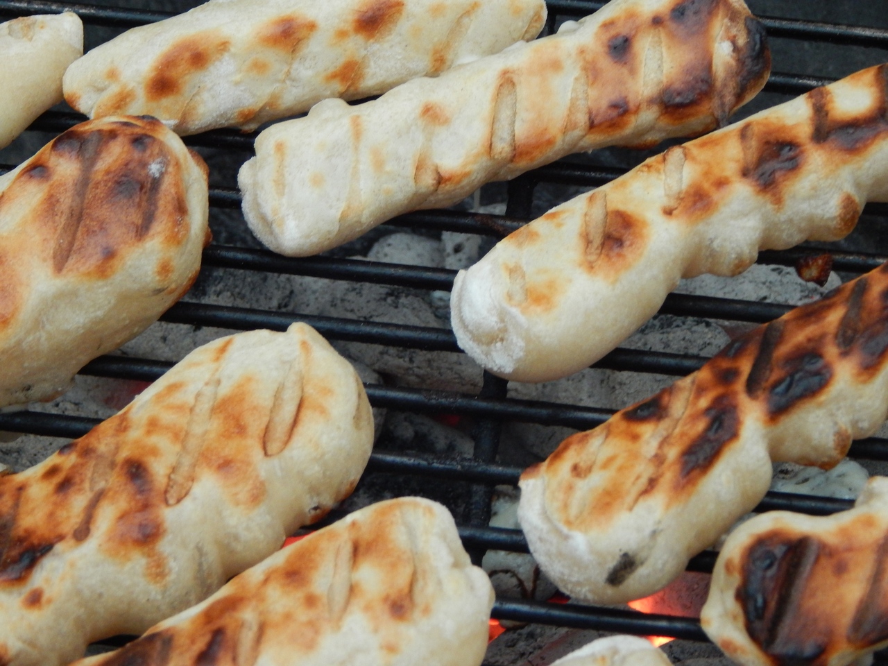 Cheese-Stuffed Grilled Sourdough Breadsticks. Get the recipe at TwiceasTasty.com.
