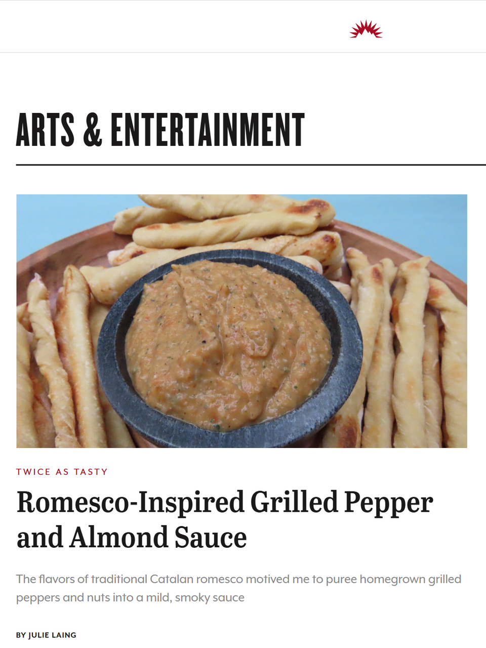 Sweet pepper sauces deserve as much attention as tomato ones—and are just as versatile. Learn more at TwiceasTasty.com.