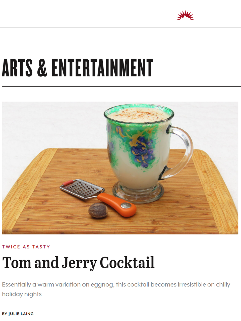 As we approach the end of the year, I bring out special beverages that I won’t make again until next December. Learn more at TwiceasTasty.com.