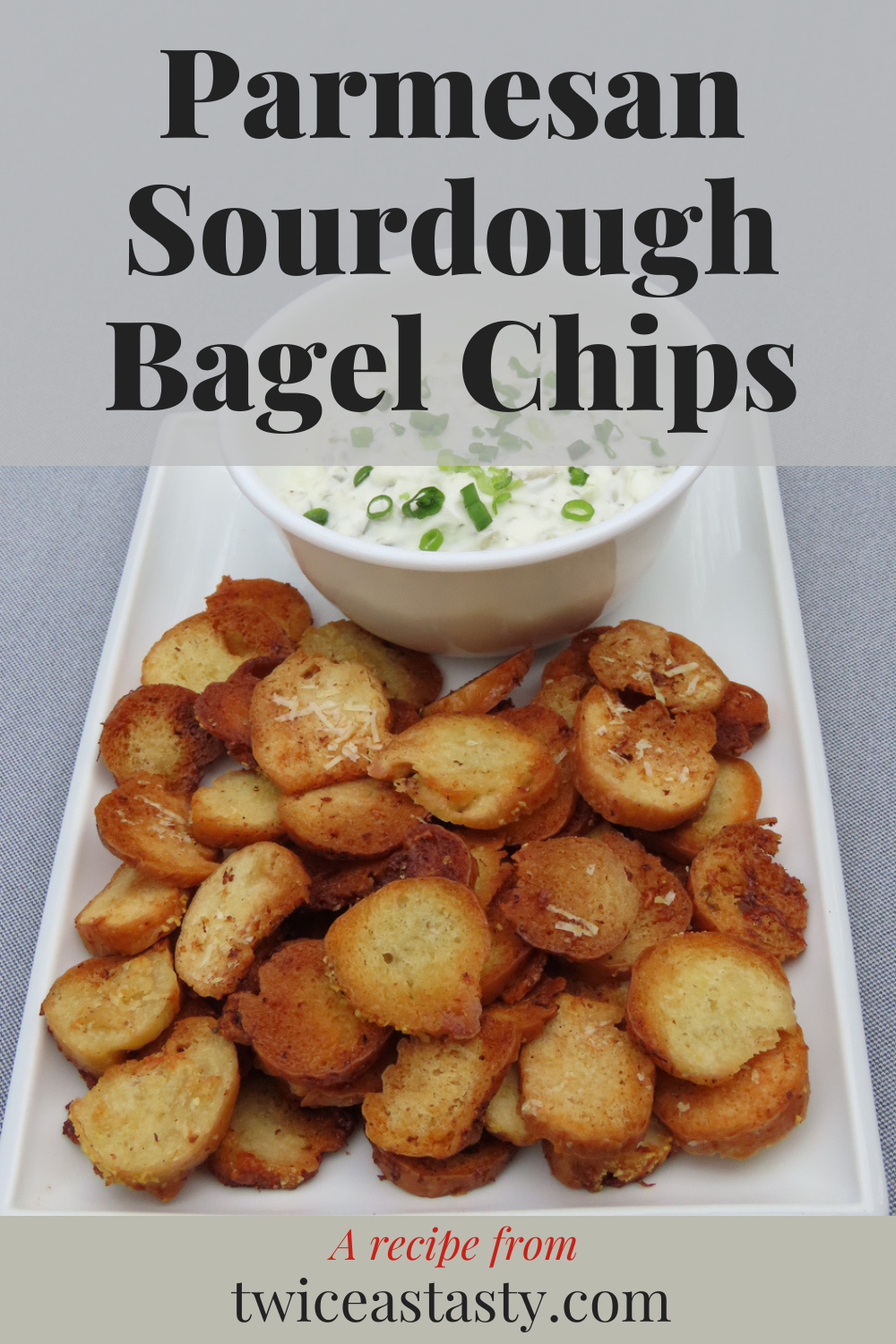 After a disappointing snack of store-bought bagel chips, I had to turn some of my next sourdough bagel batch into a homemade version. Get sourdough recipes at TwiceasTasty.com.