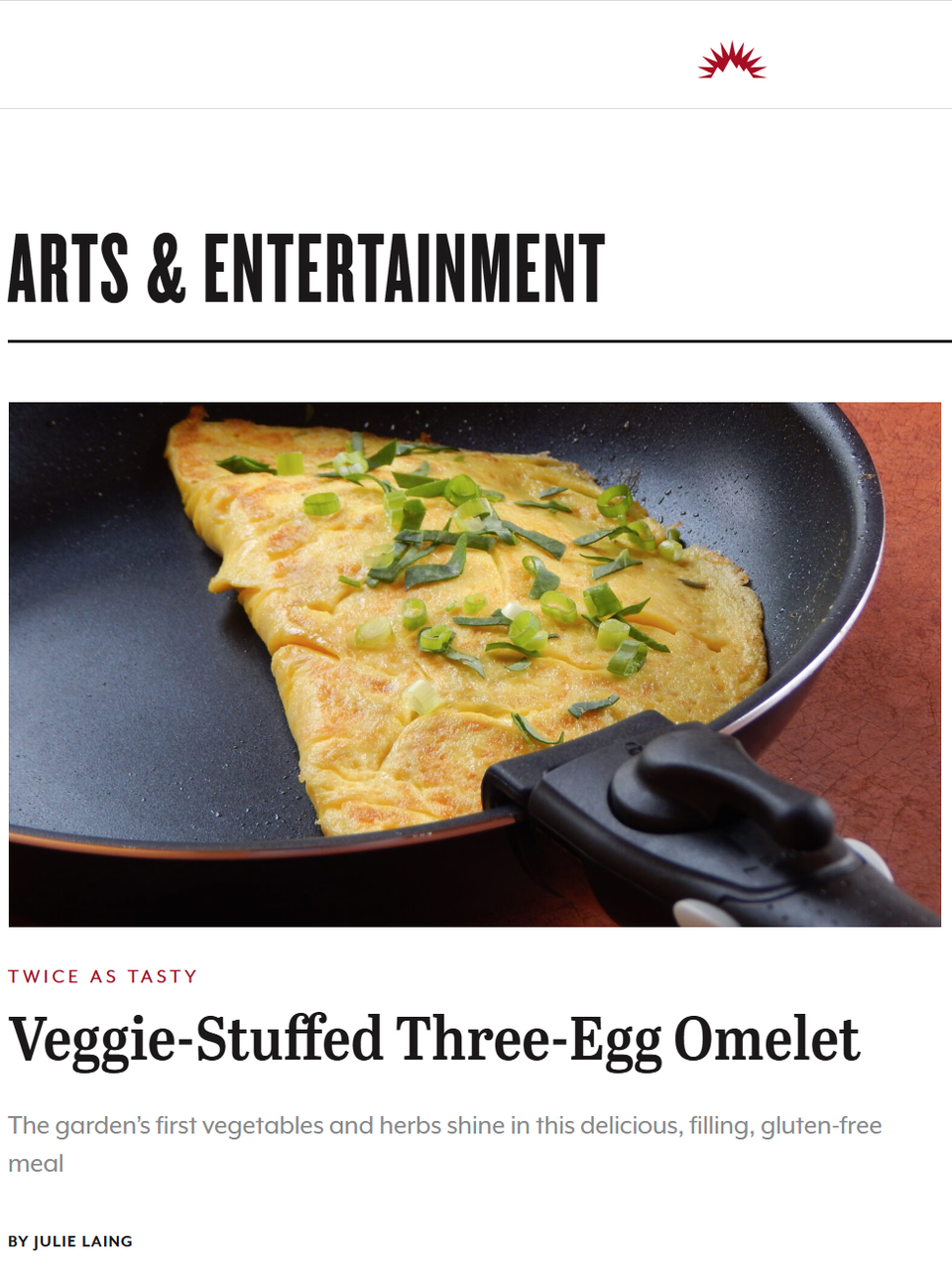 American-style omelets are essentially protein-packed vehicles for many ingredients: spring herbs and greens, fridge leftovers, and test runs of unusual combinations. Learn more at TwiceasTasty.com.