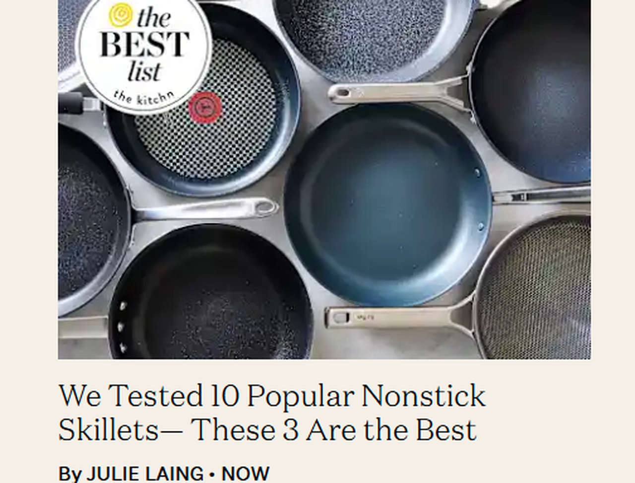 A good pan is key to successfully folding and transferring an omelet. Learn more at TwiceasTasty.com.