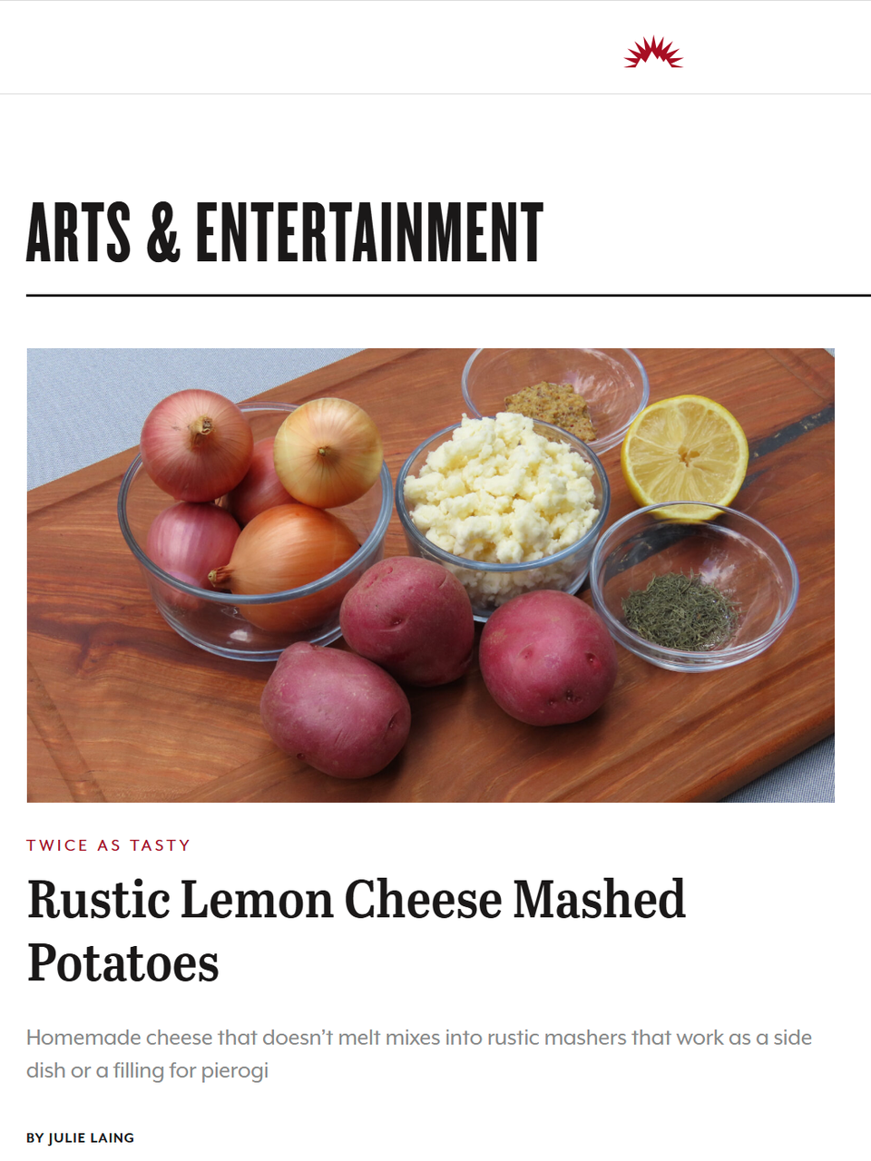 The ability of a homemade high-heat, acid-set cheese to retain its shape, hot or cold, makes it my favorite addition on and in many dishes. Learn more at TwiceasTasty.com.