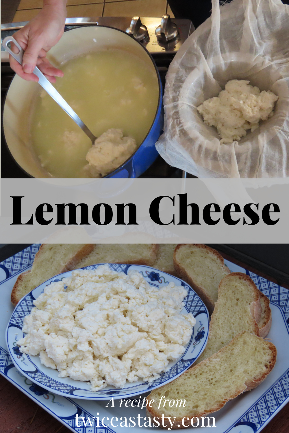 You only need three ingredients and 20 minutes of hands-on time to make lemon (aka farmer’s) cheese, and just a few specific tools and ingredients help. Learn more at TwiceasTasty.com.
